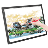 A2 LED Light Box Tracing Board Art Design Stencil Tattoo Copy Drawing Pad Home & Garden Kings Warehouse
