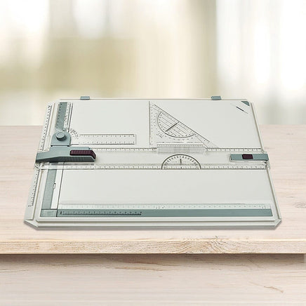 A3 Drawing Board Table with Parallel Motion and Adjustable Angle Drafting Home & Garden Kings Warehouse