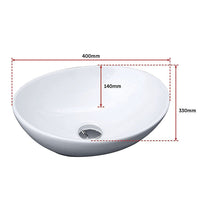 Above Counter Bathroom Vanity Oval Ceramic Basin Kings Warehouse
