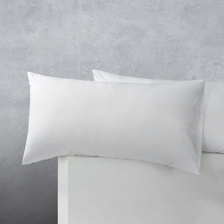 Accessorize Pair of Cotton Polyester King Pillowcases White Home & Garden Kings Warehouse