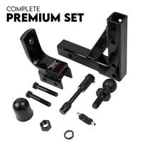 Adjustable Drop Towbar Tow Bar Ball Mount Tongue Hitch Trailer Car 3500KG Home & Garden Kings Warehouse