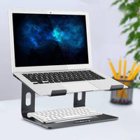 Adjustable Portable Aluminium Laptop Stand Ergonomic Tray Holder Cooling Riser Kings Warehouse 
