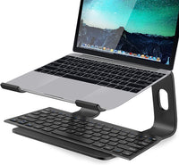 Adjustable Portable Aluminium Laptop Stand Ergonomic Tray Holder Cooling Riser Kings Warehouse 