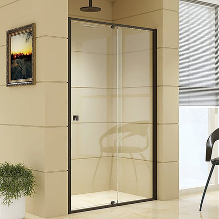 Adjustable Semi Frameless Shower Screen (114~122) x 195cm Australian Safety Glass Kings Warehouse