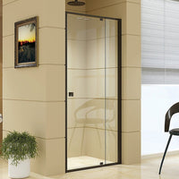 Adjustable Semi Frameless Shower Screen (82~90) x 195cm Australian Safety Glass Furniture Kings Warehouse