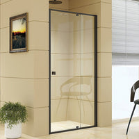 Adjustable Semi Frameless Shower Screen (98~106) x 195cm Australian Safety Glass Furniture Kings Warehouse