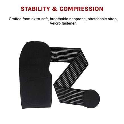 Adjustable Shoulder Support Brace Strap Compression Bandage Wrap Health & Beauty Kings Warehouse