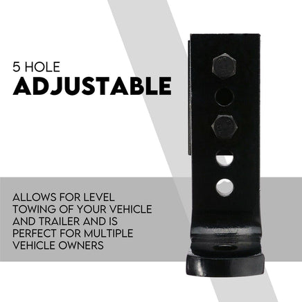 Adjustable Tow Bar Hitch Black Towbar Ball Sports & Fitness Kings Warehouse