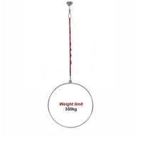 Aerial Yoga Hoop 90CM Lyra Hoop Circus Single Point Aerial Ring Set Sports & Fitness Kings Warehouse