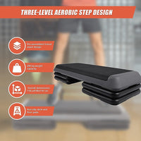 Aerobic Workout 4 Block Bench Step Sports & Fitness Kings Warehouse