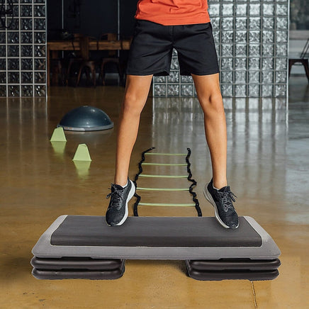 Aerobic Workout 4 Block Bench Step Sports & Fitness Kings Warehouse