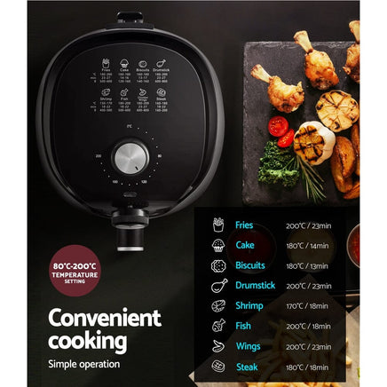 Air Fryer 2.5L Knob Fryers Appliances Kings Warehouse