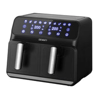 Air Fryer 8L Dual Zone Fryers Appliances Kings Warehouse