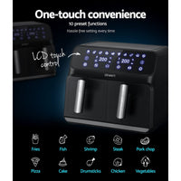 Air Fryer 8L Dual Zone Fryers Appliances Kings Warehouse