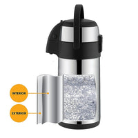 Air Pot for Tea Coffee 5L Pump Action Insulated Airpot Flask Drink Dispenser Home & Garden Kings Warehouse