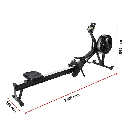 Air Rowing Machine Indoor Rower Premium Fitness Equipment Sports & Fitness Kings Warehouse