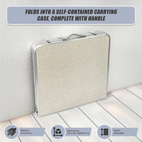 Aluminium Folding Table 120cm Portable Indoor Outdoor Picnic Party Camping Tables Furniture Kings Warehouse