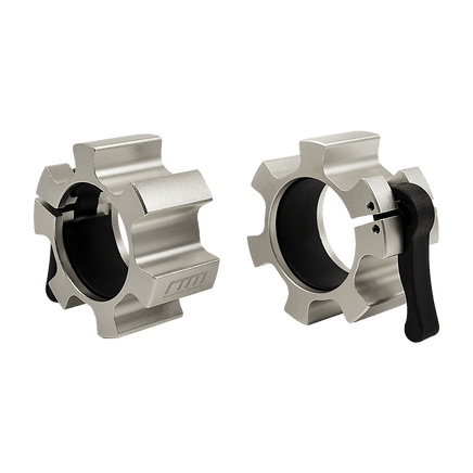 Aluminium Olympic Lock Collars Pair Barbell Clamps Clips Quick Sports & Fitness Kings Warehouse