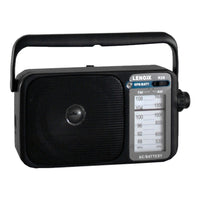 AM/FM Mantle Radio (Black) Battery Operated, w/ Bandwidth 540-1600 Audio & Video Kings Warehouse