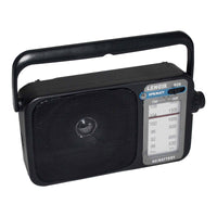 AM/FM Mantle Radio (Black) Battery Operated, w/ Bandwidth 540-1600 Audio & Video Kings Warehouse