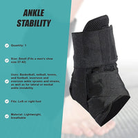 Ankle Brace Stabilizer - Ankle sprain & instability - SMALL Health & Beauty Kings Warehouse