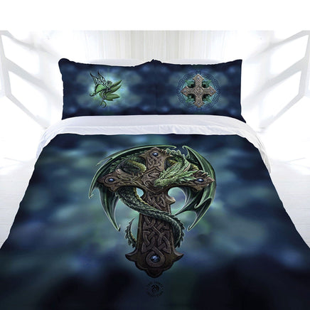 Anne Stokes Woodland Guardian Quilt Cover Set Queen Home & Garden Kings Warehouse
