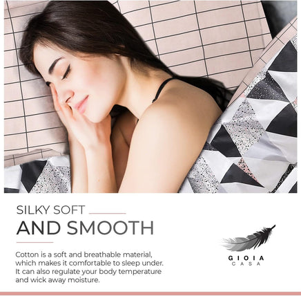 Annie 100% cotton reversible quilt cover set-king size Home & Garden Kings Warehouse