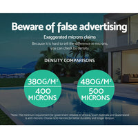 Aquabuddy Pool Cover 500 Micron 9.5x5m Swimming Pool Solar Blanket Blue Home & Garden Kings Warehouse