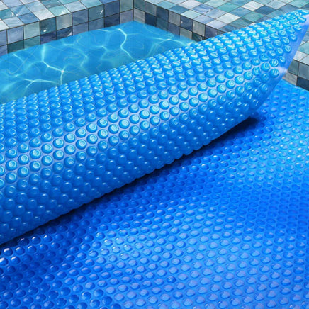 Aquabuddy Pool Cover 8x4.2m 400 Micron Swimming Pool Solar Blanket Blue Home & Garden Kings Warehouse