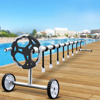Aquabuddy Pool Cover Roller 5.5m Adjustable Swimming Pool Solar Blanket Reel Home & Garden Kings Warehouse