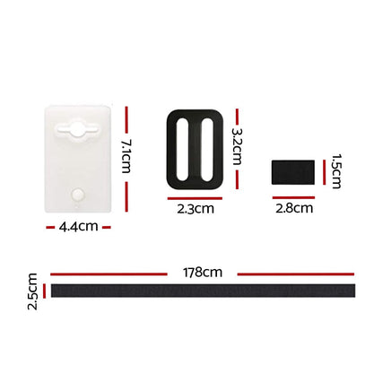 Aquabuddy Pool Cover Roller Attachment Swimming Pool Reel Straps Kit 8PCS Home & Garden Kings Warehouse