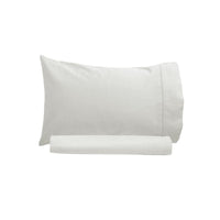 Artex 250TC 100% Cotton Sheet Set Single Off White Home & Garden Kings Warehouse