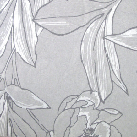 Artex Silver Peony Floral Printed Microfiber Polyester Quilt Cover Set Queen Home & Garden Kings Warehouse