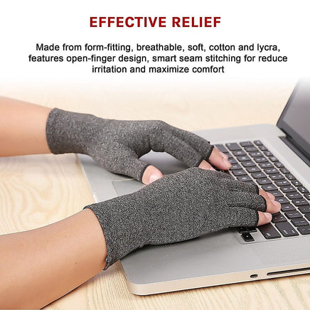 Arthritis Gloves Compression Joint Finger Hand Wrist Support Brace - Small Health & Beauty Kings Warehouse