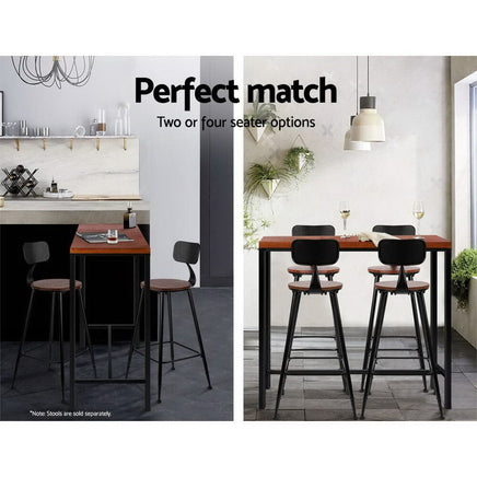 Artiss Alex Bar Table 100CM Rectangular Gift & Novelty Kings Warehouse