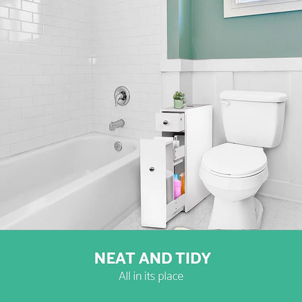 Artiss Bathroom Storage Cabinet Tissue Holder Furniture Kings Warehouse