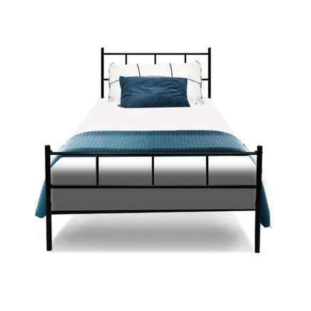 Artiss Bed Frame Single Metal Bed Frame SOL Furniture Kings Warehouse