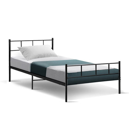Artiss Bed Frame Single Metal Bed Frame SOL Furniture Kings Warehouse