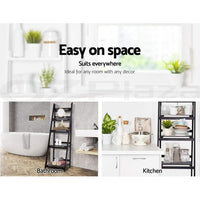 Artiss Bookshelf Corner Shelf 5 Tiers - ZANE Coffee Furniture Kings Warehouse