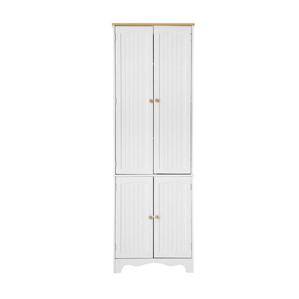Artiss Buffet Sideboard 4 Doors - BERNE White Furniture Kings Warehouse