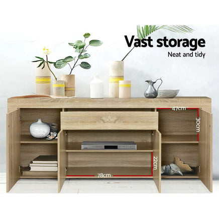 Artiss Buffet Sideboard - DANA Oak Furniture Kings Warehouse