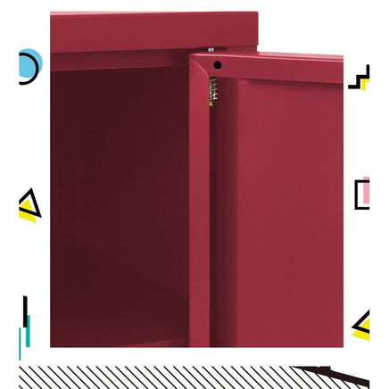 Artiss Buffet Sideboard Metal Cabinet - BASE Pink Furniture Kings Warehouse