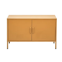 Artiss Buffet Sideboard Metal Cabinet - BASE Yellow Furniture Kings Warehouse