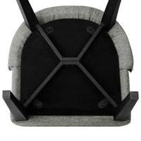 Artiss Dining Chairs Set of 2 Linen Fabric Grey Furniture Kings Warehouse