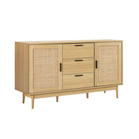 Artiss Rattan Buffet Sideboard - BRIONY Oak Furniture Kings Warehouse