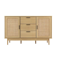 Artiss Rattan Buffet Sideboard - BRIONY Oak Furniture Kings Warehouse