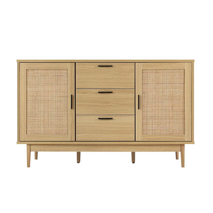 Artiss Rattan Buffet Sideboard - BRIONY Oak Furniture Kings Warehouse
