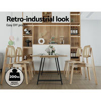 Artiss Set of 2 Table Legs Coffee Dining Table Legs DIY Metal Leg 72X50cm 2023 Home Refresh Kings Warehouse