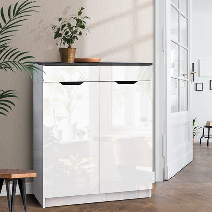 Artiss Shoe Rack Cabinet 30 Pairs White Eve Furniture Kings Warehouse