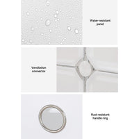 Artiss Shoe Rack Storage Cabinet DIY 15 Storage Cube Stackable White Furniture Kings Warehouse